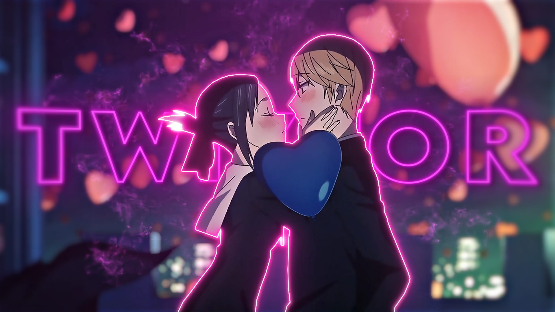 Kaguya and shirogane kiss scene Twixtor + CC Clips Clips for Editing no warps