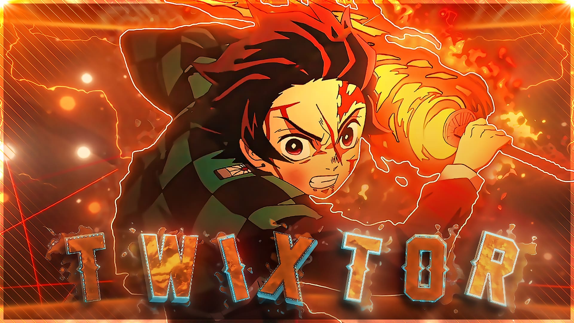 Tanjiro Vs Rui Full Fight Twixtor Clips for Editing ( Demon Slayer )