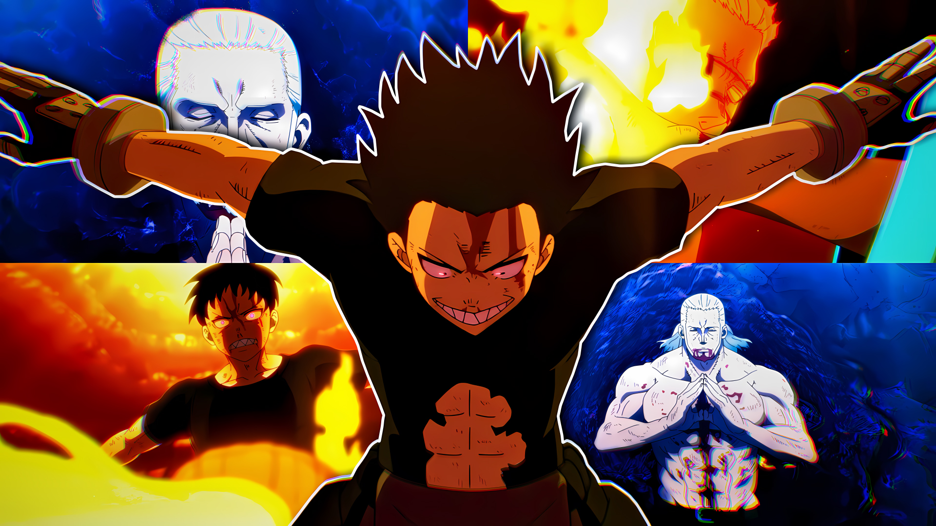Shinra Vs Captain Burns Twixtor Clips For Editing ( Fire Force Season 3 Ep 6 )