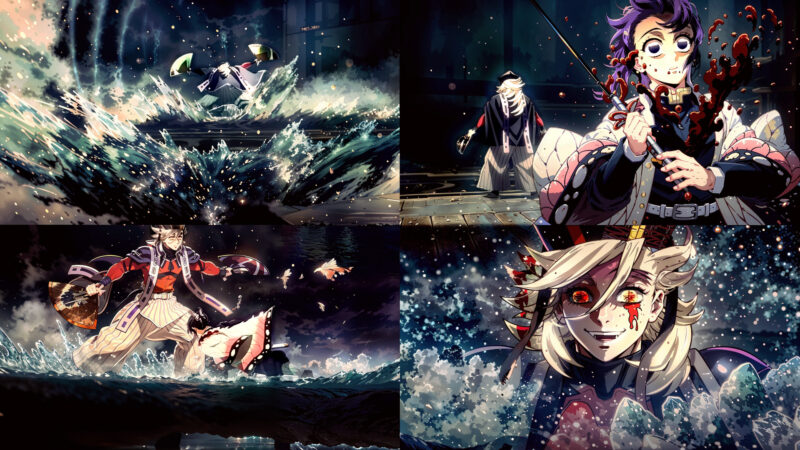 Shinobu Vs Doma Full Fight | Demon Slayer Infinity Castle Movie