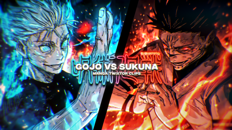 Gojo Vs Sukuna Manga Animation | Twixtor Clips | Jujutsu Kaisen