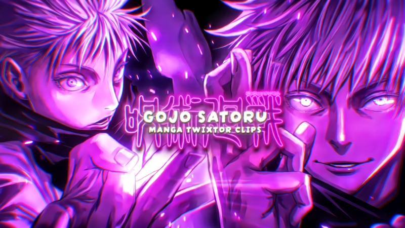 Gojo Satoru Manga Animation | Twixtor Clips | Jujutsu Kaisen